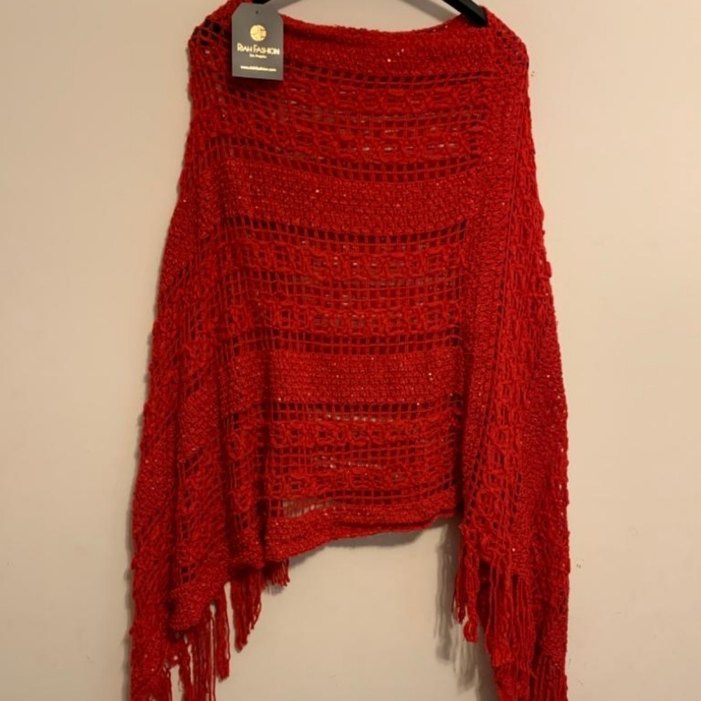 ❤RIAH FASHION KNIT PONCHO CARDIGAN